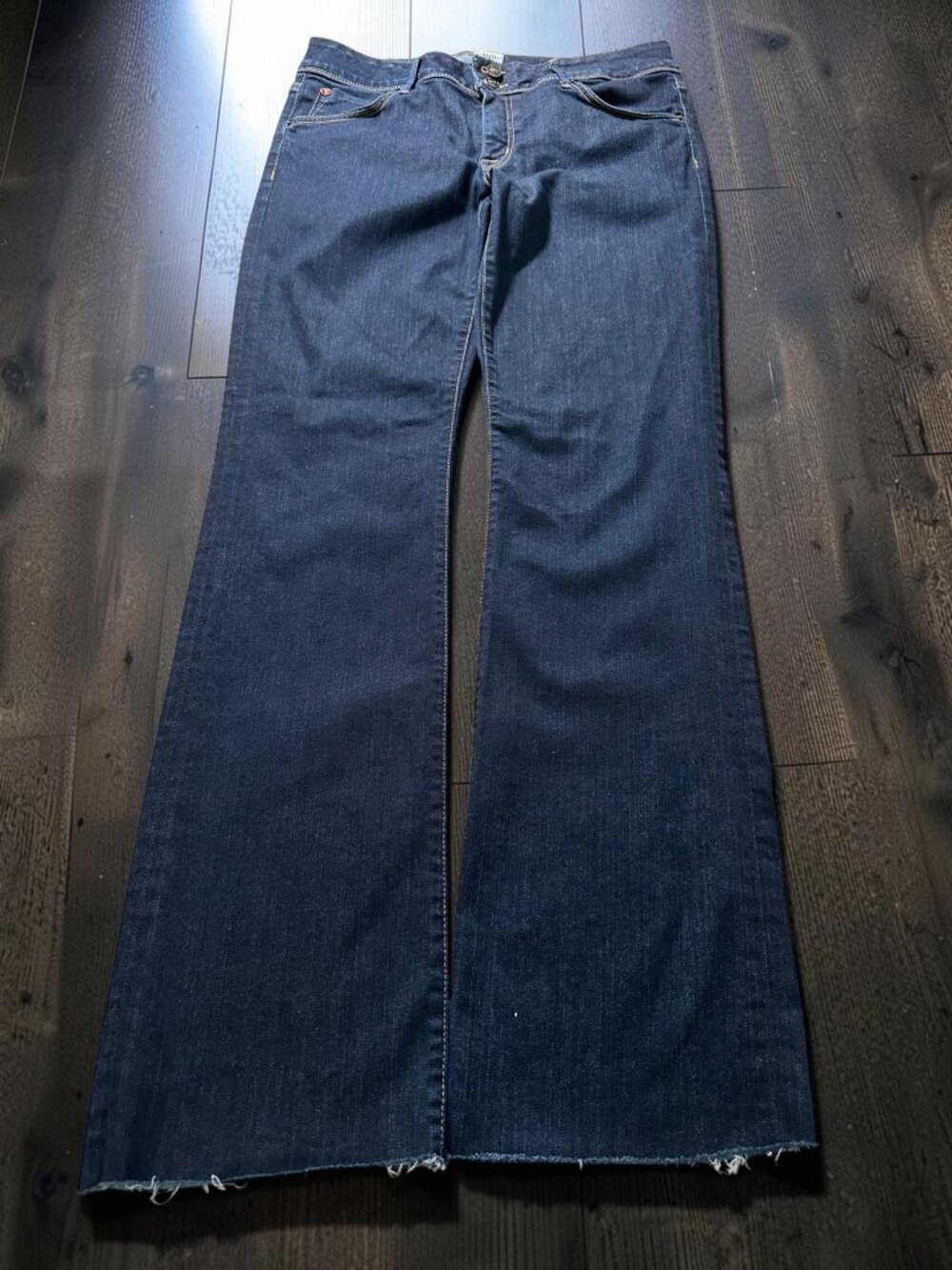 Hudson Beth Midrise Baby Boot Jeans Women’s Size 31 Dark Wash Made in USA